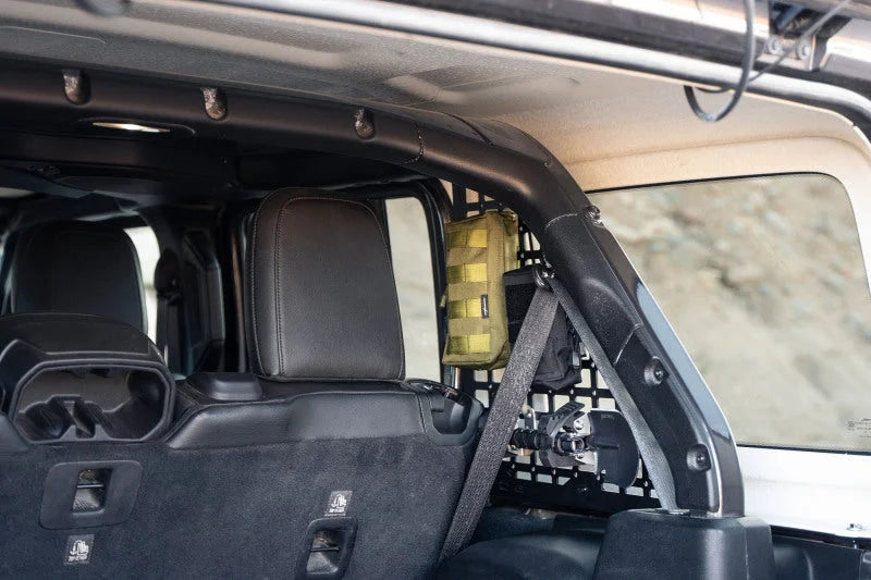 DV8 Offroad 2018+ Jeep Wrangler Rear Window Molle Panels - Additional View 8