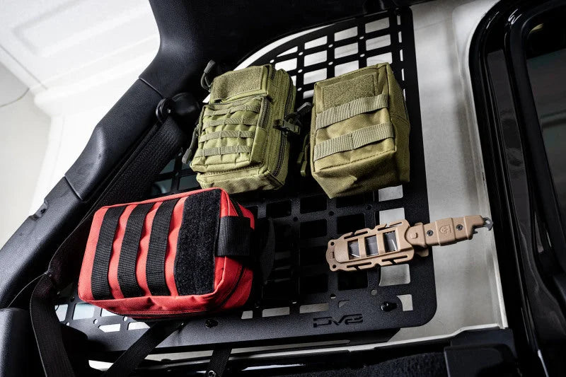 DV8 Offroad 2018+ Jeep Wrangler Rear Window Molle Panels - Additional View 9
