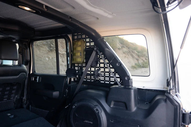 DV8 Offroad 2018+ Jeep Wrangler Rear Window Molle Panels - Additional View 13