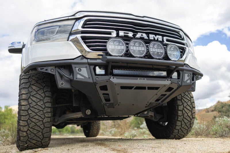 DV8 Offroad 2019-2025 Ram 1500 Tube Front Bumper - Side View