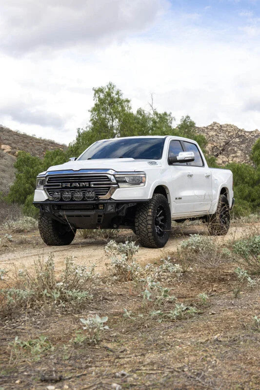 DV8 Offroad 2019-2025 Ram 1500 Tube Front Bumper - Back View