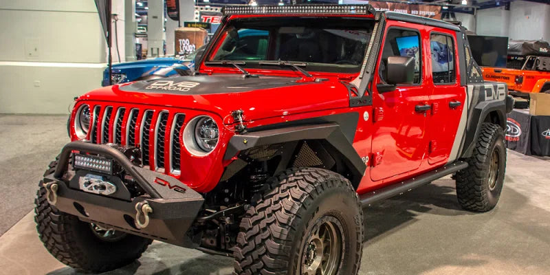 DV8 Offroad 2019+ Jeep Gladiator Armor Fenders - Main Product View