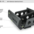 Load image into Gallery viewer, DV8 Offroad 2019+ Jeep Gladiator Bedside Sliders - Additional View 12