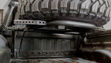 Load image into Gallery viewer, DV8 Offroad 2019+ Jeep Gladiator In-Bed Adjustable Tire Carrier - Installation View