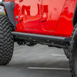 Load image into Gallery viewer, DV8 Offroad 2019+ Jeep Gladiator Side Step/Sliders - Back View