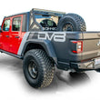 Load image into Gallery viewer, DV8 Offroad 2019+ Jeep Gladiator Universal Stand Up In-Bed Tire Carrier - Side View