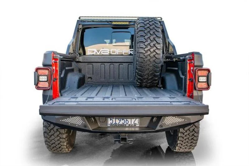 DV8 Offroad 2019+ Jeep Gladiator Universal Stand Up In-Bed Tire Carrier - Additional View 8