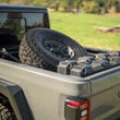 Load image into Gallery viewer, DV8 Offroad 2020+ Jeep Gladiator JT Adjustable In-Bed Tire Carrier - Main Product View