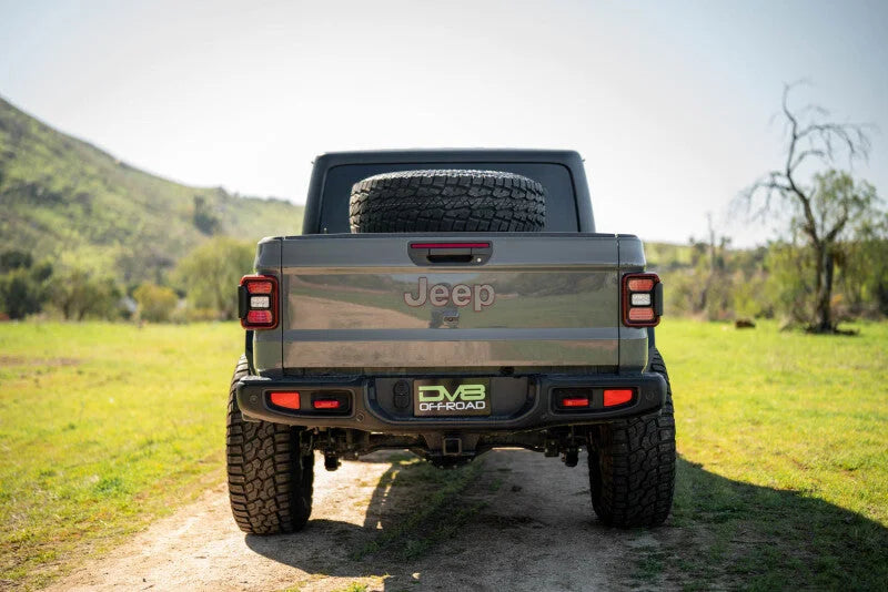 DV8 Offroad 2020+ Jeep Gladiator JT Adjustable In-Bed Tire Carrier - Additional View 11