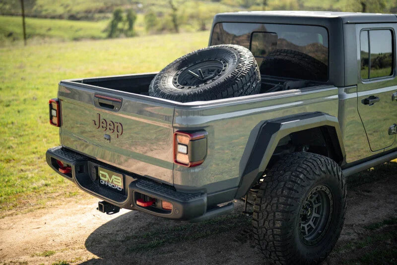 DV8 Offroad 2020+ Jeep Gladiator JT Adjustable In-Bed Tire Carrier - Additional View 13