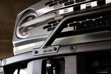 Load image into Gallery viewer, DV8 Offroad 2021-2022 Ford Bronco (Not For Factory Plastic Bumper) Factory Bumper Bull Bar - Black - Installation View