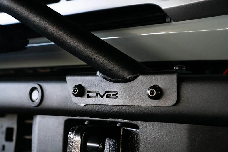DV8 Offroad 2021-2022 Ford Bronco (Not For Factory Plastic Bumper) Factory Bumper Bull Bar - Black - Additional View 6