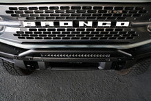 Load image into Gallery viewer, DV8 Offroad 2021-2022 Ford Bronco (Not For Factory Plastic Bumper) Factory Bumper Bull Bar - Black - Additional View 7