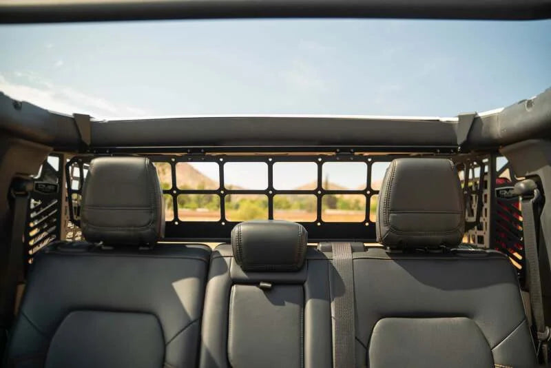 DV8 Offroad 2021-2024 Ford Bronco Dog Barrier - Installation View