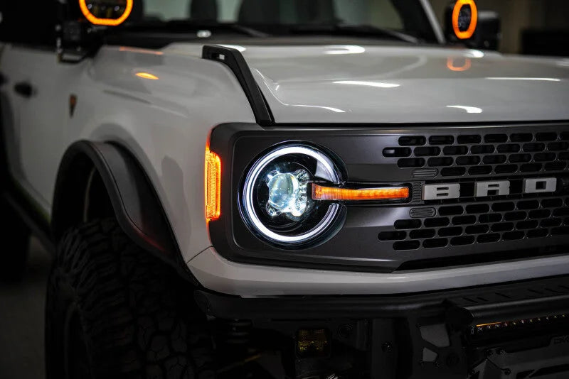 DV8 Offroad 2021-2025 Ford Bronco Black Headlights - Additional View 11