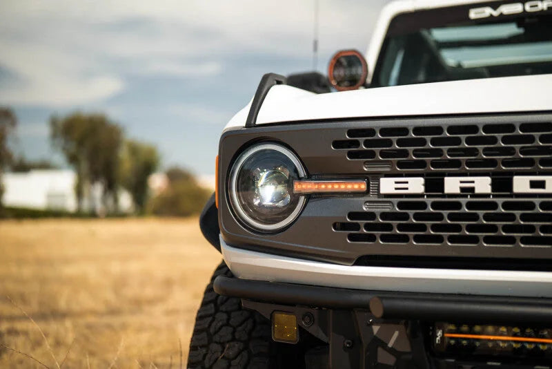 DV8 Offroad 2021-2025 Ford Bronco Black Headlights - Additional View 14