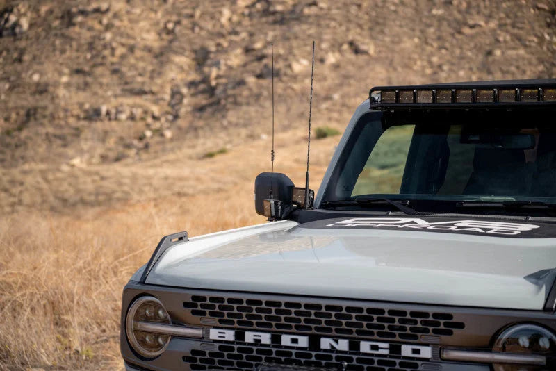 DV8 Offroad 2021 Ford Bronco A Pillar Dual Light Pod Drop Mounts - Additional View 5