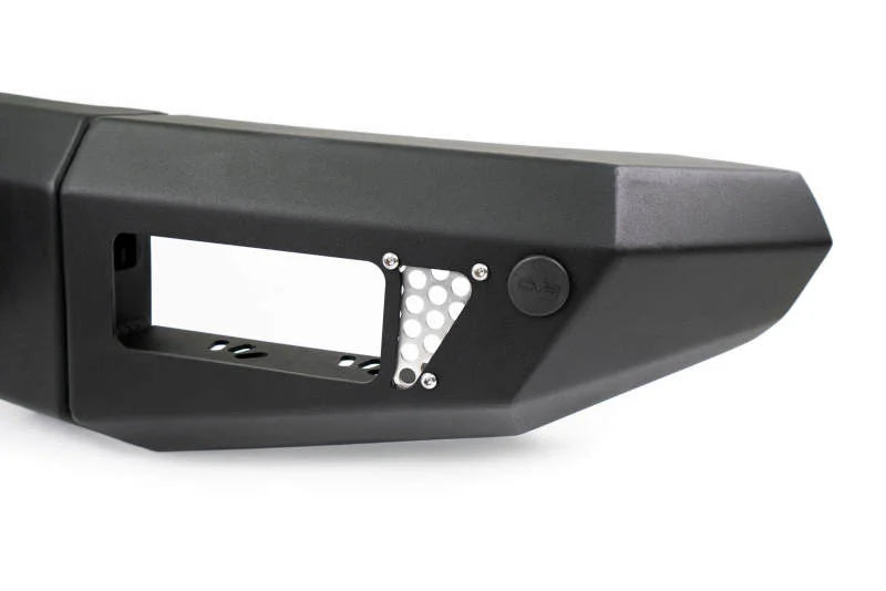 DV8 Offroad 2021+ Ford Bronco Bumper- Accommodates 20in Dual Row Light Bar & (4) 3in Pod Light Mount - Side View