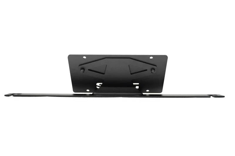 DV8 Offroad 2021 Ford Bronco Capable Bumper Slanted Front License Plate Mount - Back View