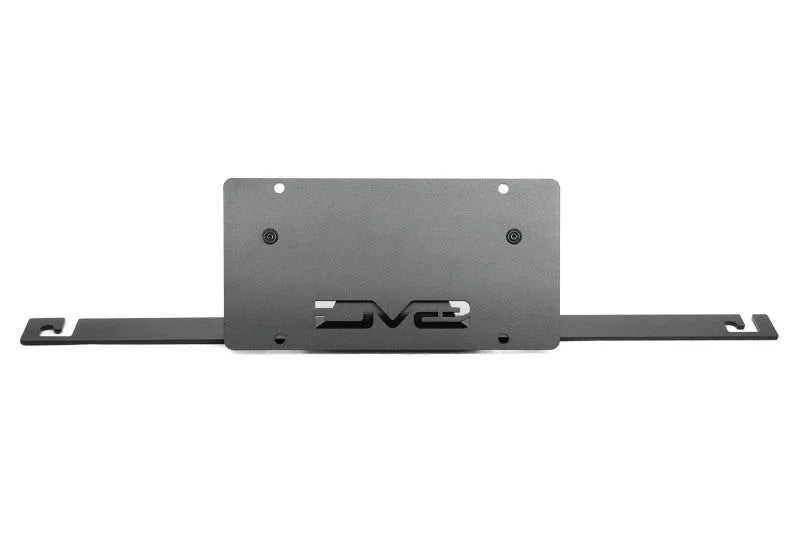 DV8 Offroad 2021 Ford Bronco Capable Bumper Slanted Front License Plate Mount - Additional View 7
