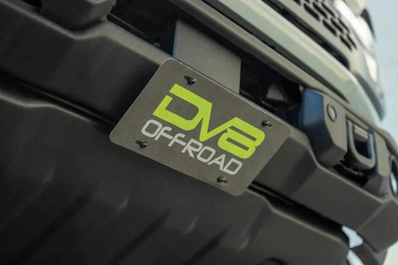 DV8 Offroad 2021 Ford Bronco Capable Bumper Slanted Front License Plate Mount - Additional View 11