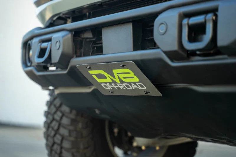 DV8 Offroad 2021 Ford Bronco Capable Bumper Slanted Front License Plate Mount - Additional View 13