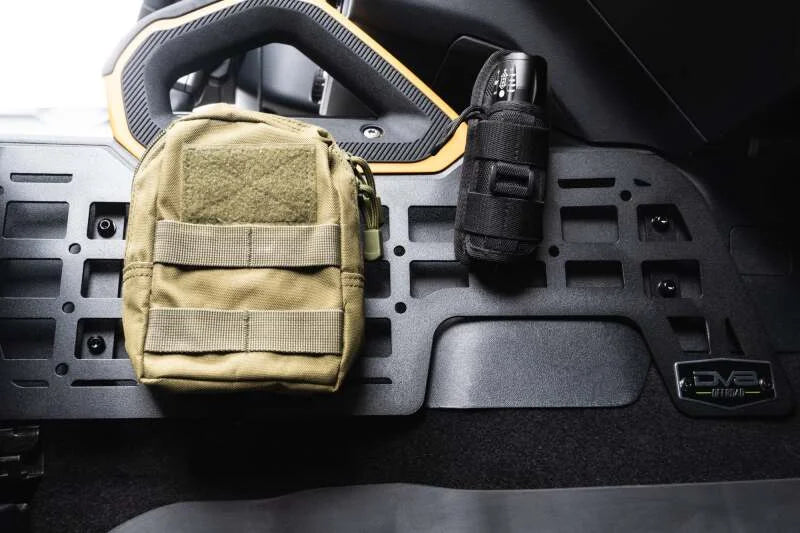 DV8 Offroad 2021+ Ford Bronco Center Console Molle Panels - Installation View