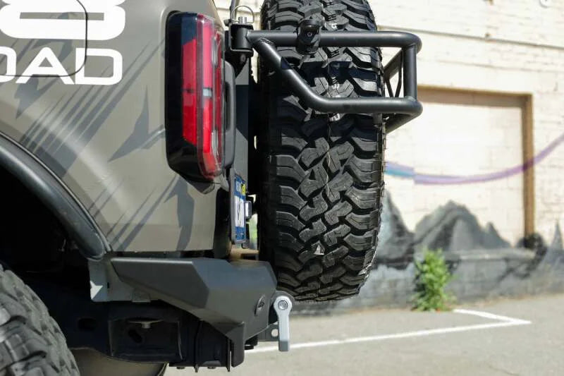 DV8 Offroad 2021+ Ford Bronco Competition Series Rear Bumper - Main Product View
