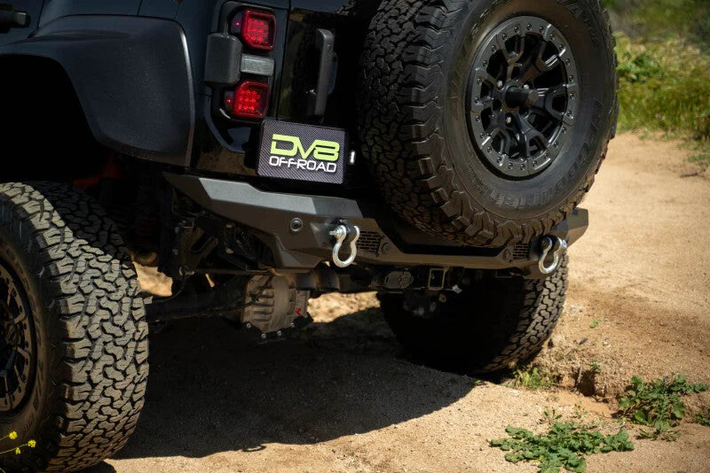 DV8 Offroad 2021+ Ford Bronco Competition Series Rear Bumper - Installation View