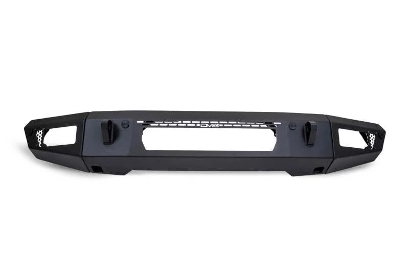 DV8 Offroad 2021+ Ford Bronco Front Bumper V2 - OE Plus Series (Works w/o ACC Relocation) - Back View