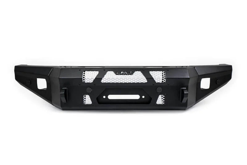 DV8 Offroad 2021+ Ford Bronco Front Bumper Winch Capable w/ Optional Bull Bar/Aux Light Opening - Main Product View