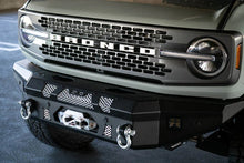 Load image into Gallery viewer, DV8 Offroad 2021+ Ford Bronco Front Bumper Winch Capable w/ Optional Bull Bar/Aux Light Opening - Side View