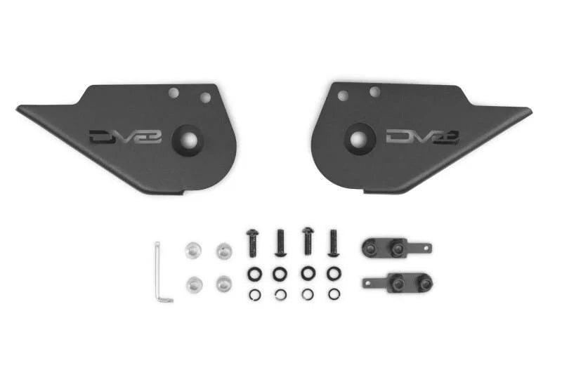 DV8 Offroad 2021+ Ford Bronco Trailing Arm Skid Plates w/ OEM Skid - Side View