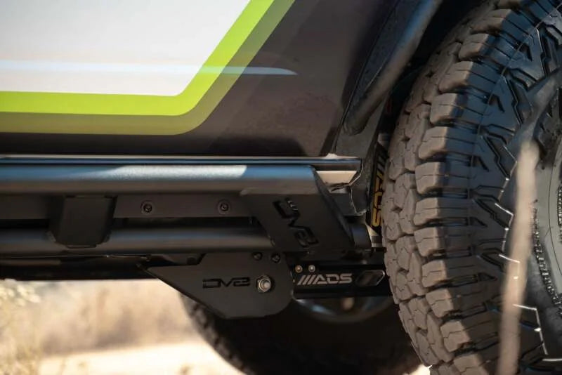 DV8 Offroad 2021+ Ford Bronco (excl. 2-Door/Raptor) FS-15 4-Door Rock Sliders V2 - Additional View 8
