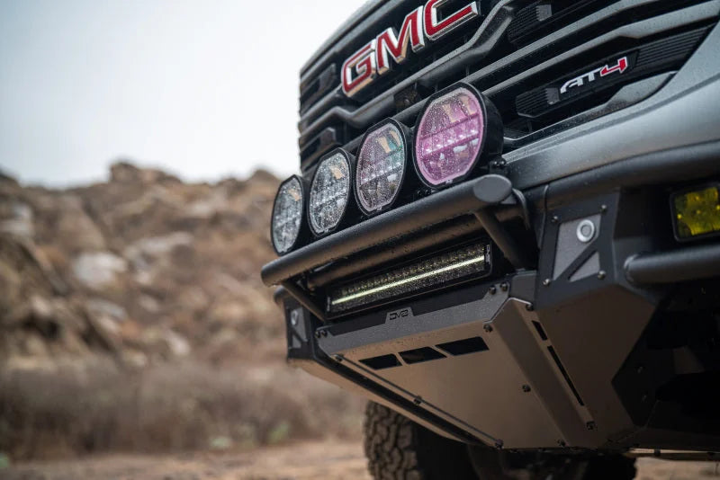 DV8 Offroad 2022-2025 GMC Sierra 1500 Tube Front Bumper - Installation View