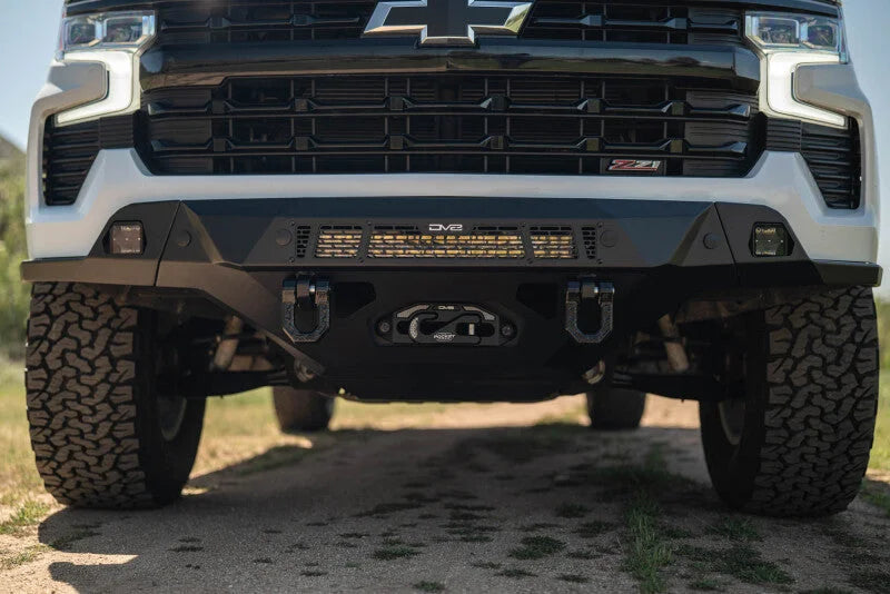 DV8 Offroad 2022+ Chevrolet Silverado 1500 Offroad Spec Series Front Bumper w/ Winch - Additional View 16