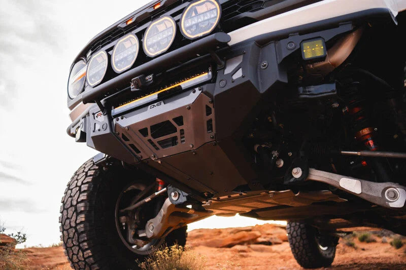 DV8 Offroad 2022+ Ford Bronco Raptor Tube Front Bumper - Installation View
