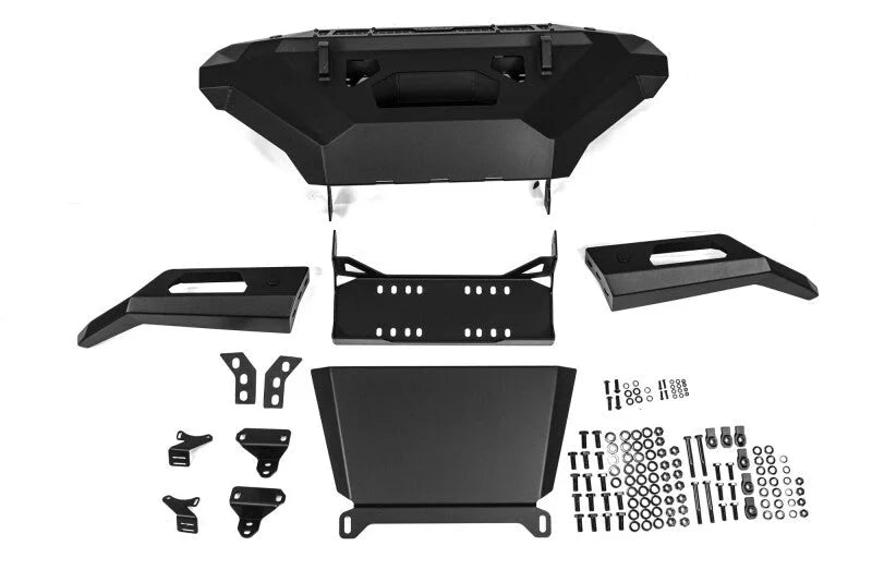 DV8 Offroad 2022+ GMC Sierra 1500 (Excl. AT4X & Diesel Models) Offroad Spec Series Front Bumper - Additional View 16
