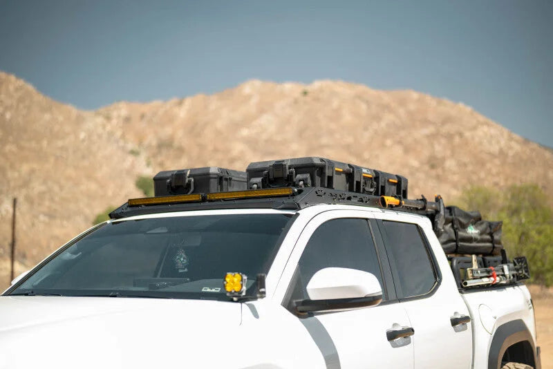 DV8 Offroad 2024-2025 Toyota Tacoma Roof Rack Light Mount - Back View