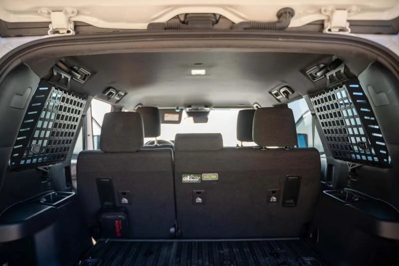 DV8 Offroad 2024+ Toyota Land Cruiser Rear Windowpocket Molle - Installation View