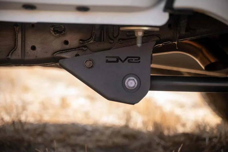 DV8 Offroad 2024+ Toyota Tacoma Trailing Arm Skid Plates - Side View