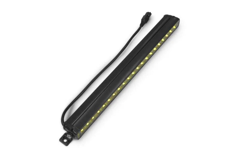 DV8 Offroad 20In Elite Series Amber LED Light Bar - Single Row - Side View