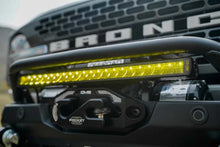 Load image into Gallery viewer, DV8 Offroad 20In Elite Series Amber LED Light Bar - Single Row - Installation View