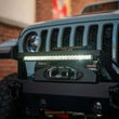 Load image into Gallery viewer, DV8 Offroad 20in Halo Elite Single Row Light Bar with Accent Light - White/Amber - Side View