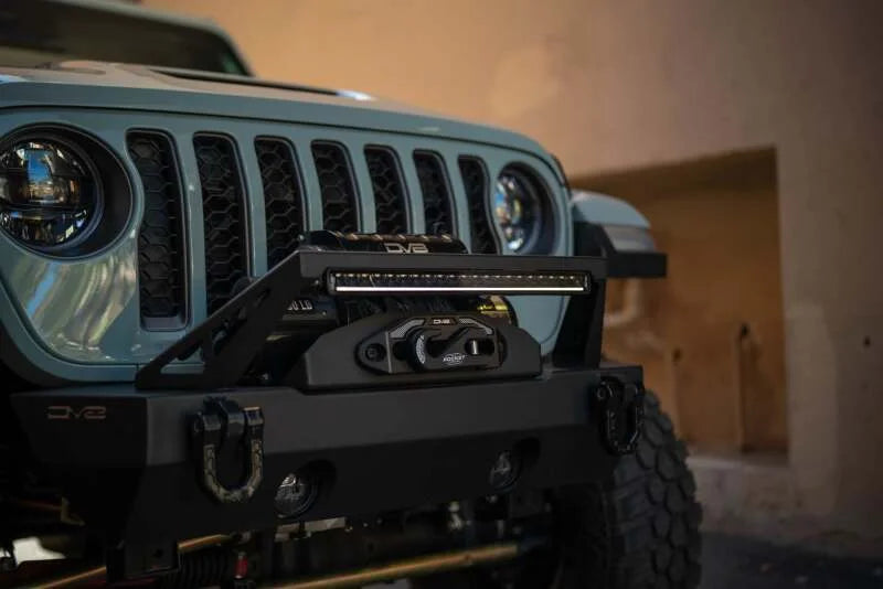 DV8 Offroad 20in Halo Elite Single Row Light Bar with Accent Light - White/Amber - Additional View 10