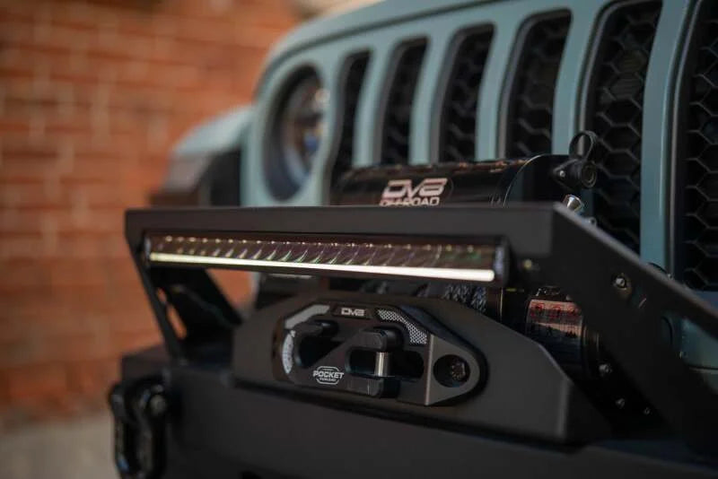 DV8 Offroad 20in Halo Elite Single Row Light Bar with Accent Light - White/Amber - Additional View 11