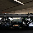 Load image into Gallery viewer, DV8 Offroad 21-22 Ford Bronco 4dr Rear Speaker &amp; Light Mount Bar - Installation View