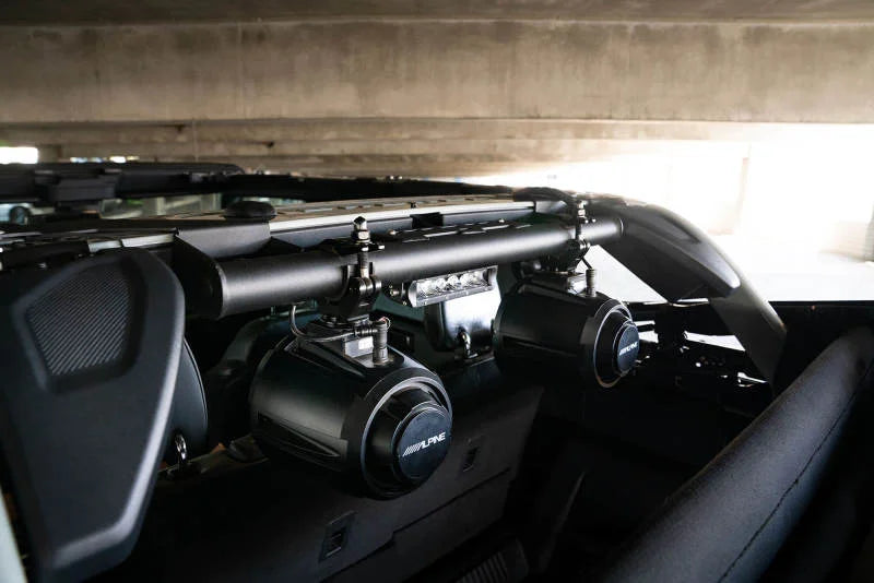 DV8 Offroad 21-22 Ford Bronco 4dr Rear Speaker & Light Mount Bar - Additional View 5