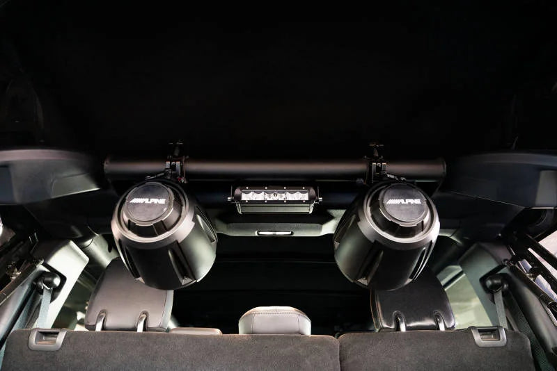 DV8 Offroad 21-22 Ford Bronco 4dr Rear Speaker & Light Mount Bar - Additional View 7