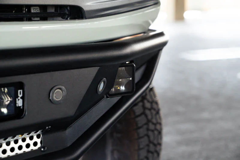 DV8 Offroad 21-22 Ford Bronco Competition Series Front Bumper - Back View